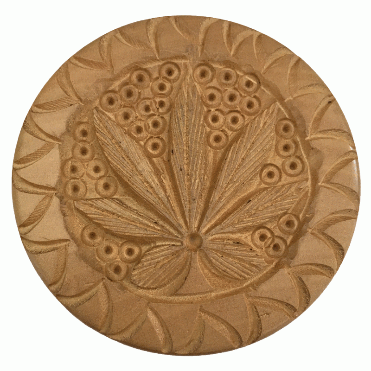 Holz Grindern Hell Leaf