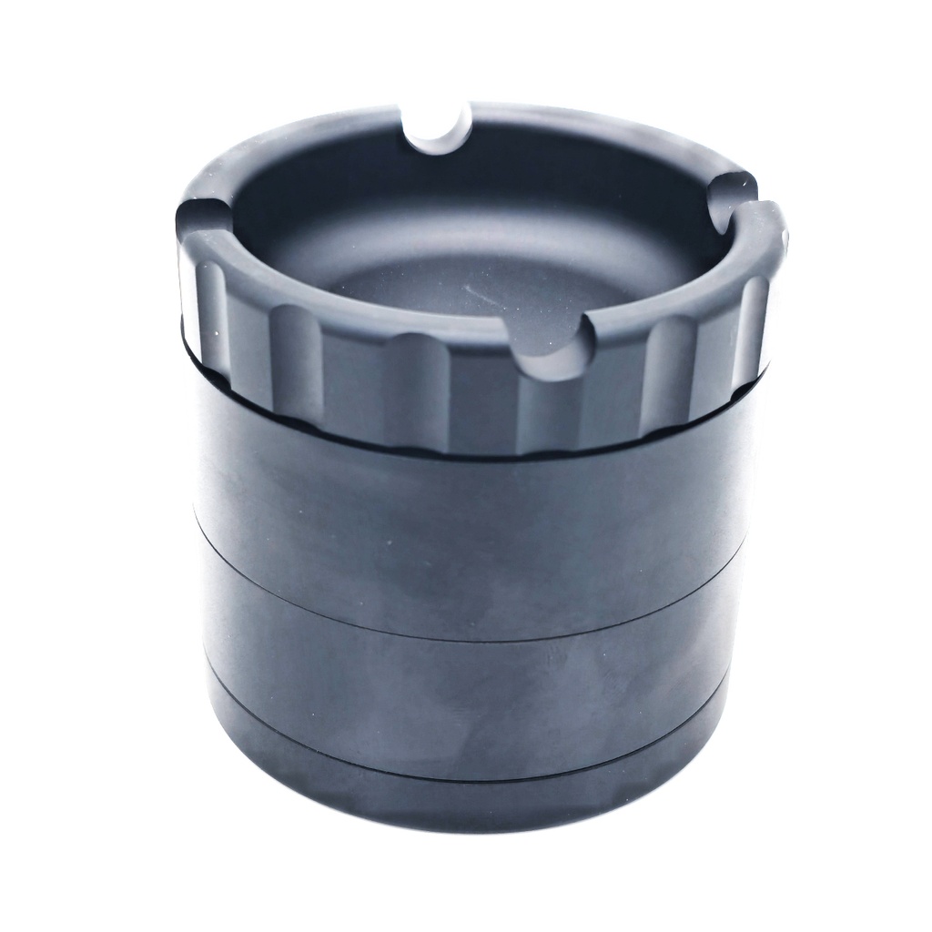 Hammercraft Aluminium Grinder with integrated Ashtray 60mm