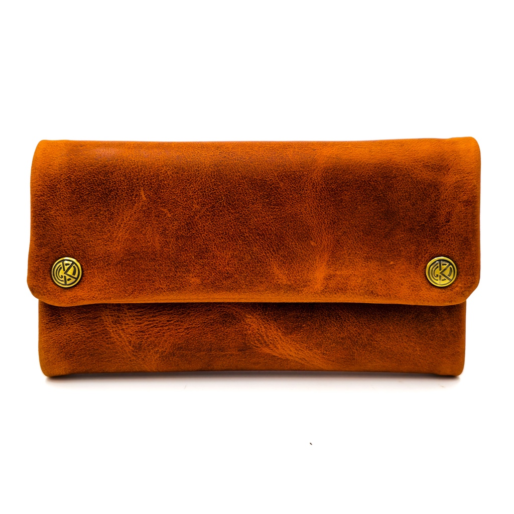 Kavatza Tabaktasche TP03-CR Tabba Deluxe Vegetable Tanned Cowhide Cognac