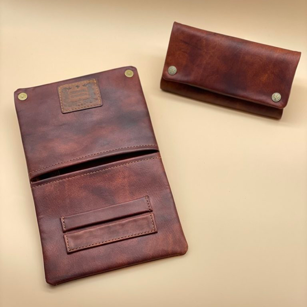 Kavatza Tabaktasche Leather TP17-RO Havana Deluxe