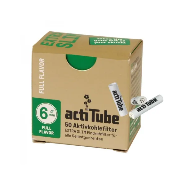 [3153153151] actiTube Extra Slim Aktivkohlefilter 6mm (Single)