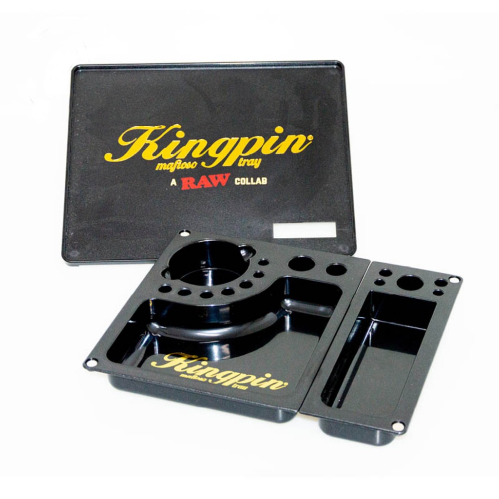 [HB-KINGPINMAFIOSO] KingPin Rolling Tray Mafioso  3 Teile