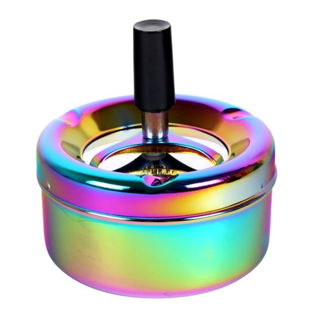 Drehaschenbecher Shiny Rainbow 9cm