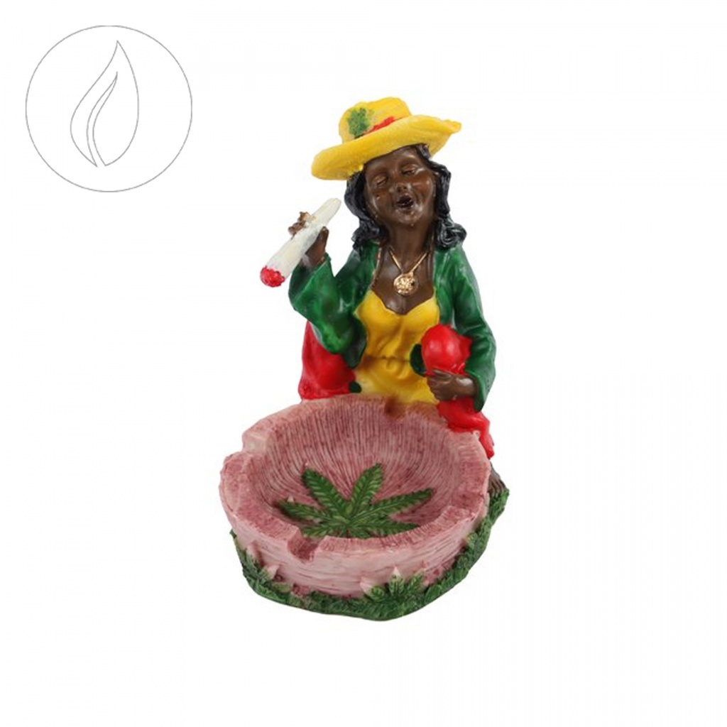 [MO-23184] Rasta Woman Ashtray