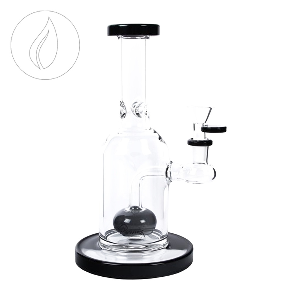 Bong/Dabber Black Transparent 22cm
