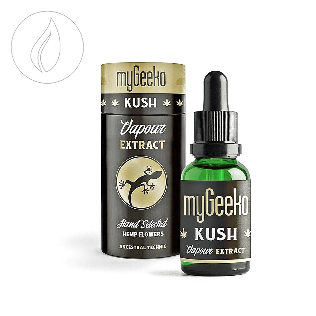 myGeeko Kush Vapour Extract  0% CBD, 0% THC