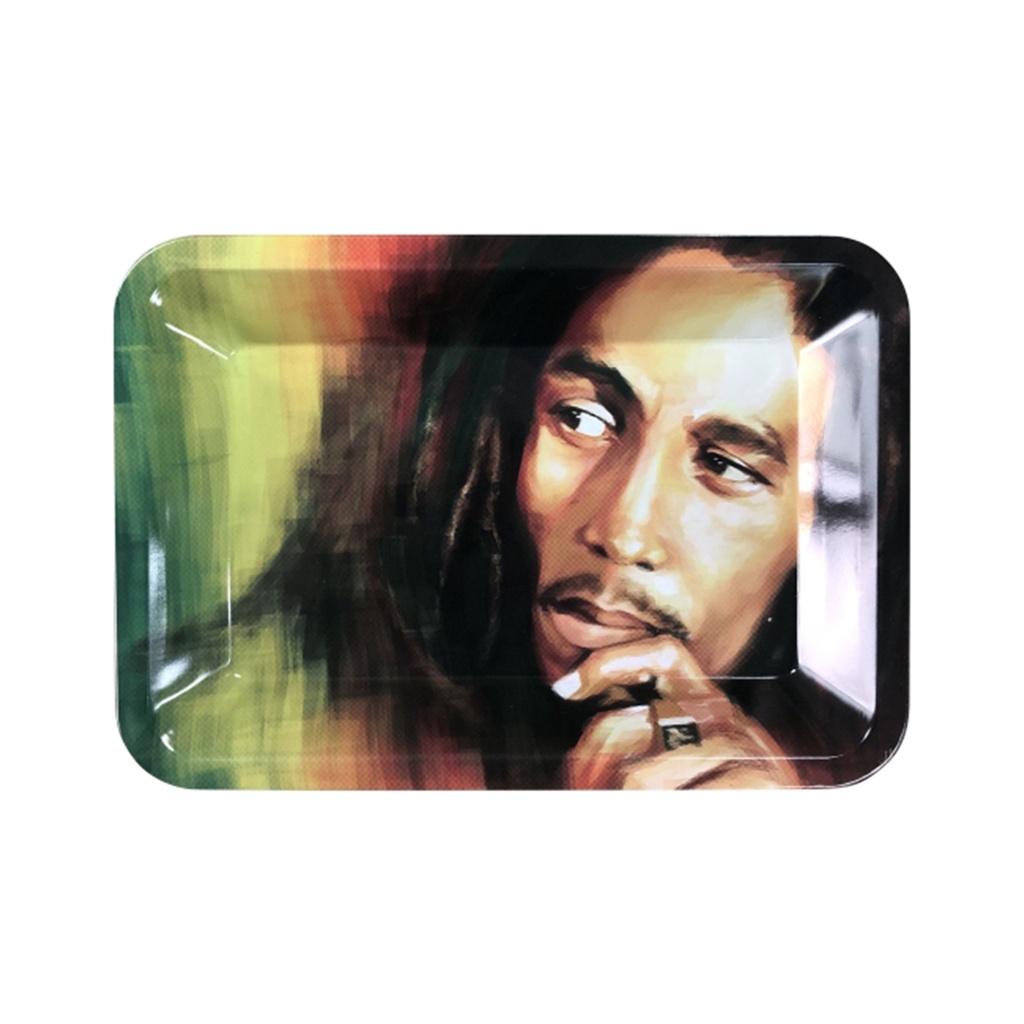 Rolling Tray S Bob Marley Rasta 180 x 125mm
