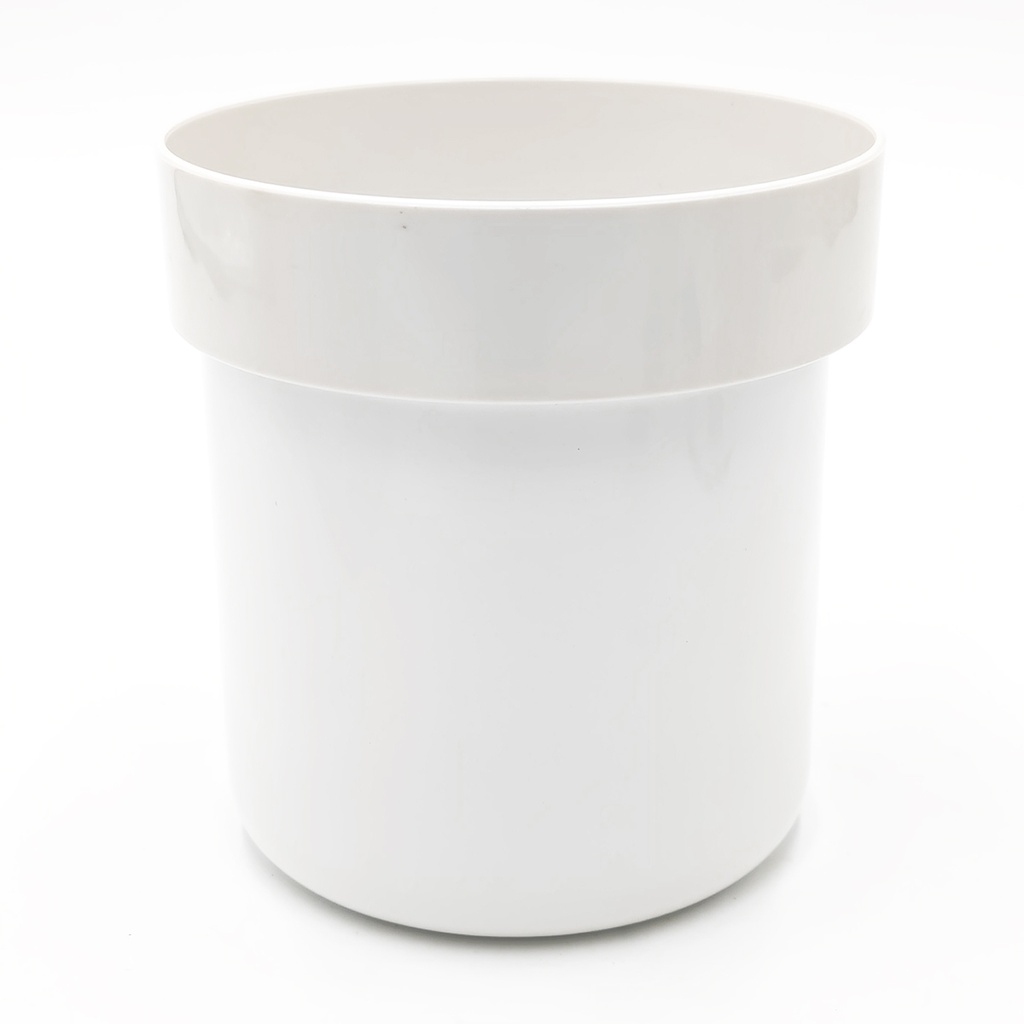 Dosentresor Blumentopf Weiss