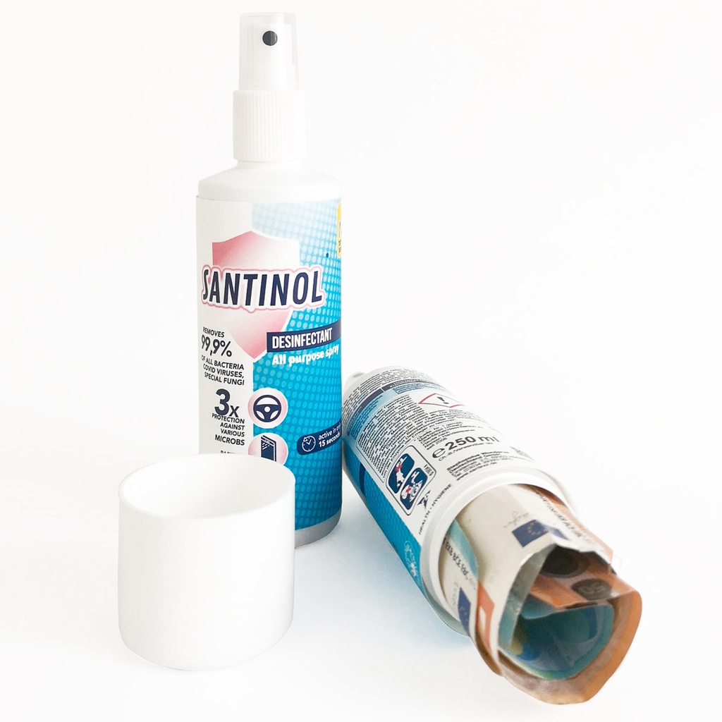 Verstecktresor Santinol Desinfektions Spray