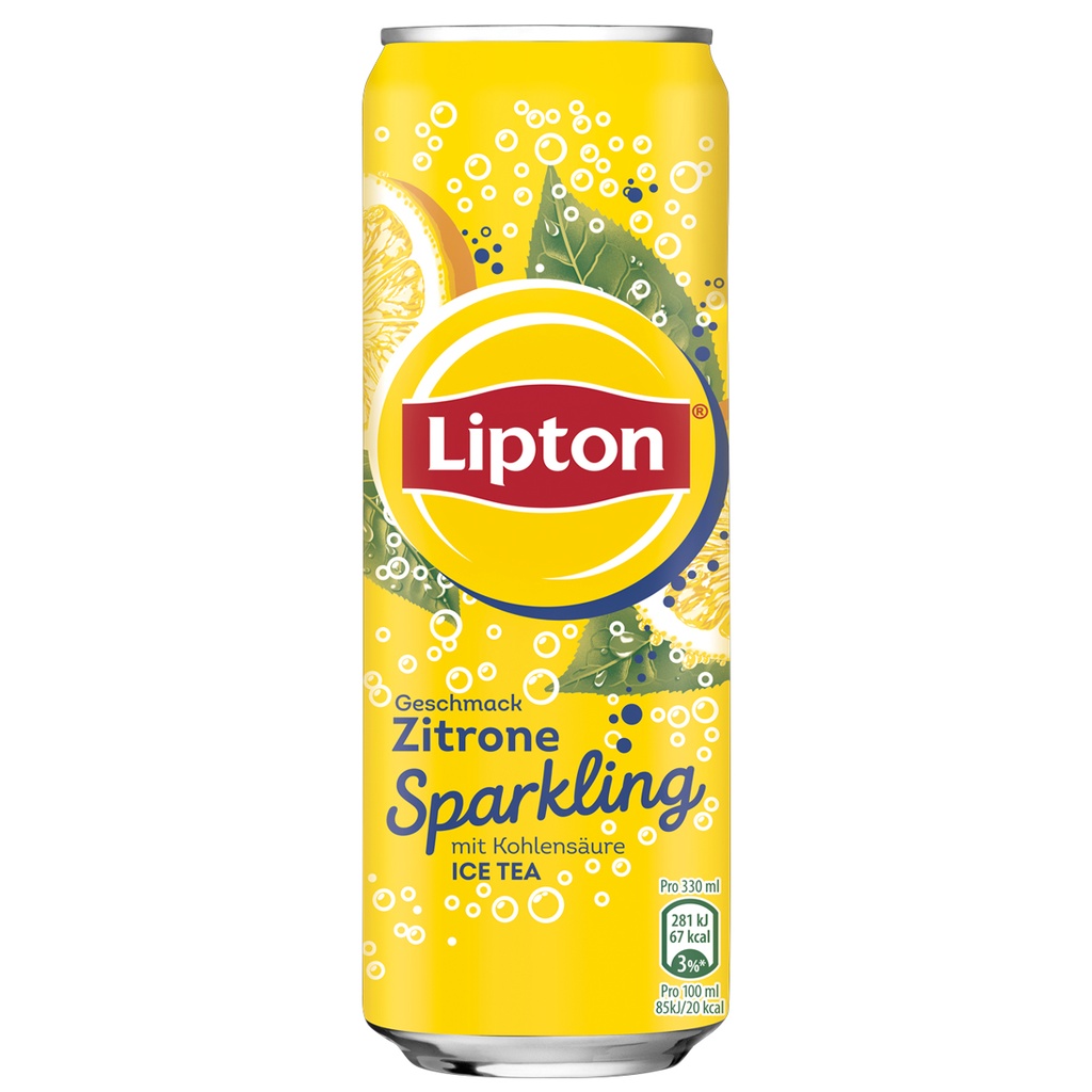 Dosentresor Lipton Sparkling Ice Tea Zitrone Slim