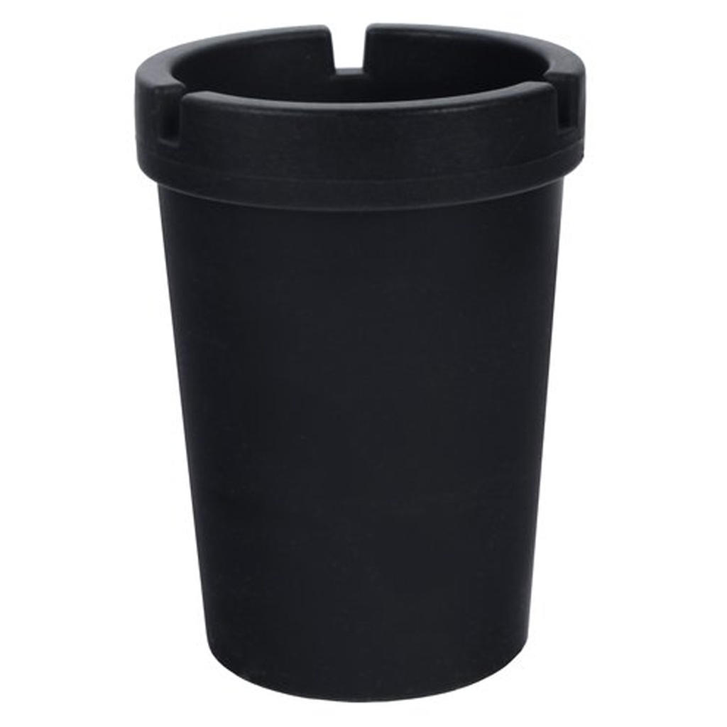 Car Ashtray PVC Black 8cm
