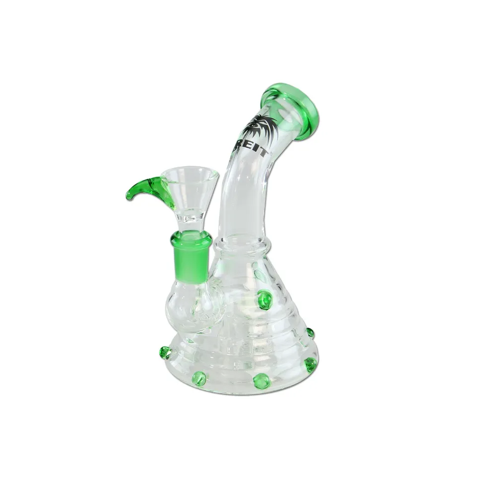 [ND-2018155-37] BREIT Drumperkolator Bong with Nobs (Green)