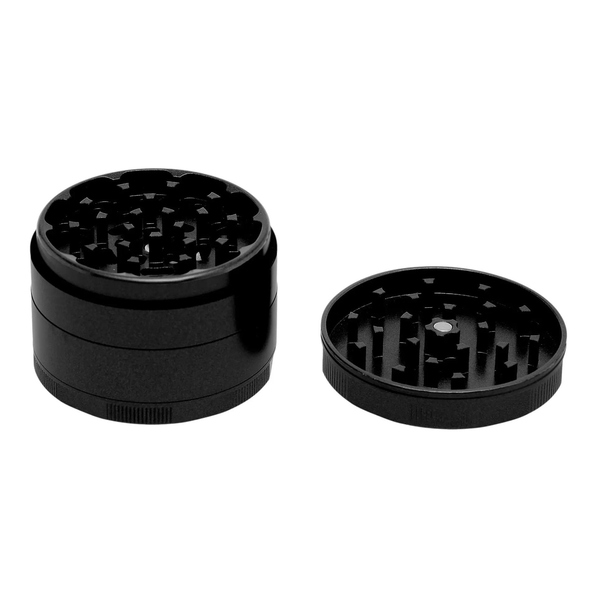 Black Leaf Lotus Grinder Grey