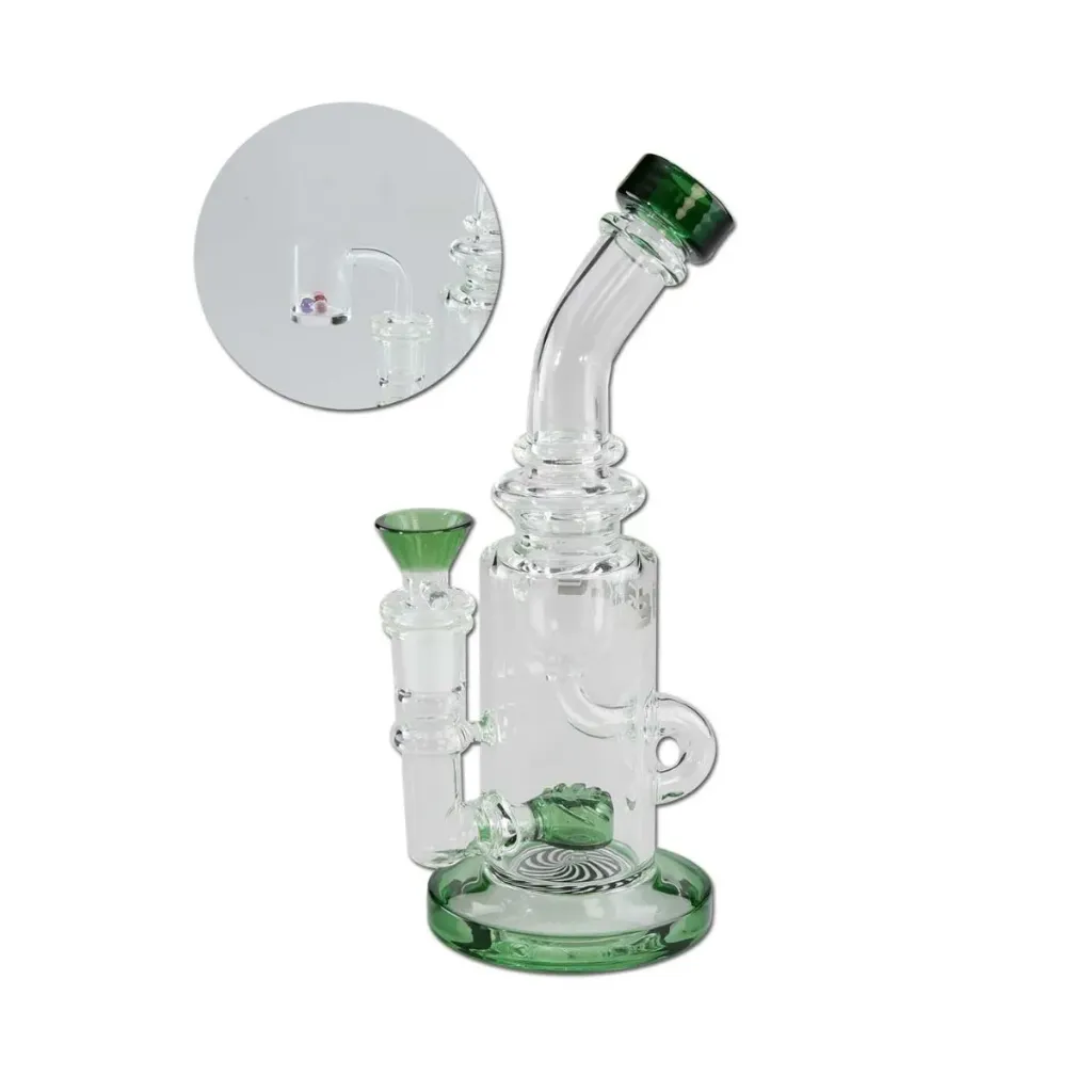Blaze Glass Recyclebong für Kräuter/Öl mit Carb Cap 21cm