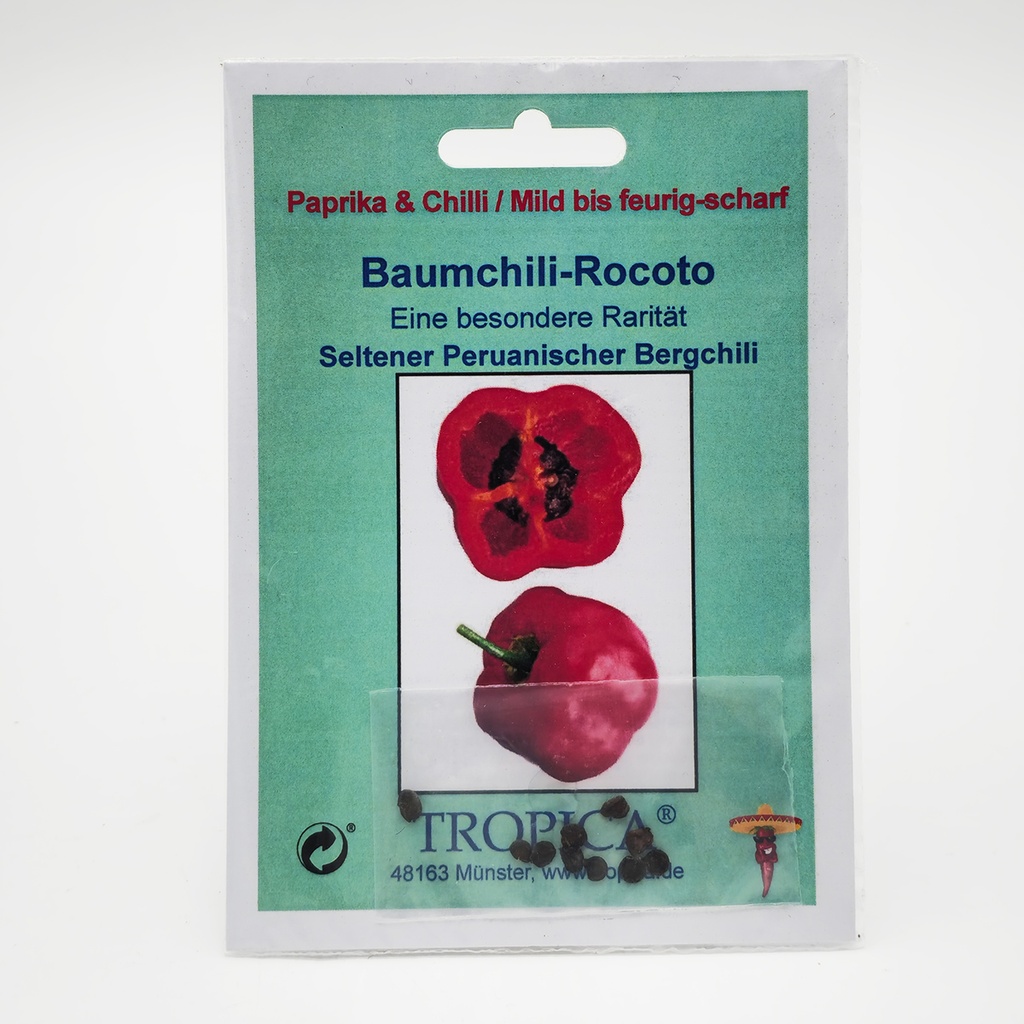 [TP-20380] Baumchili- Rocoto ( Capsicum pubescens ) - 10 Korn