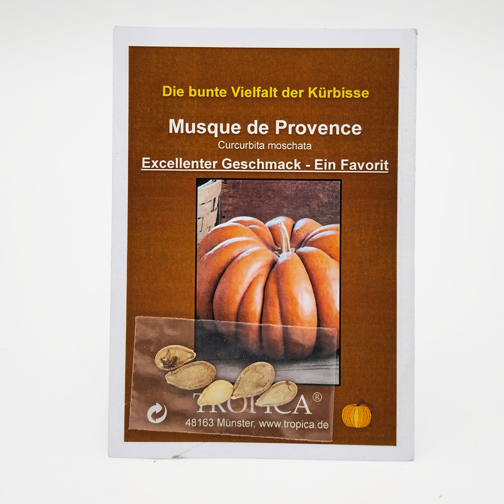 [TP-13088] Tropica Kürbis - Musque de Provence (Curcurbita moschata) - 7 Samen