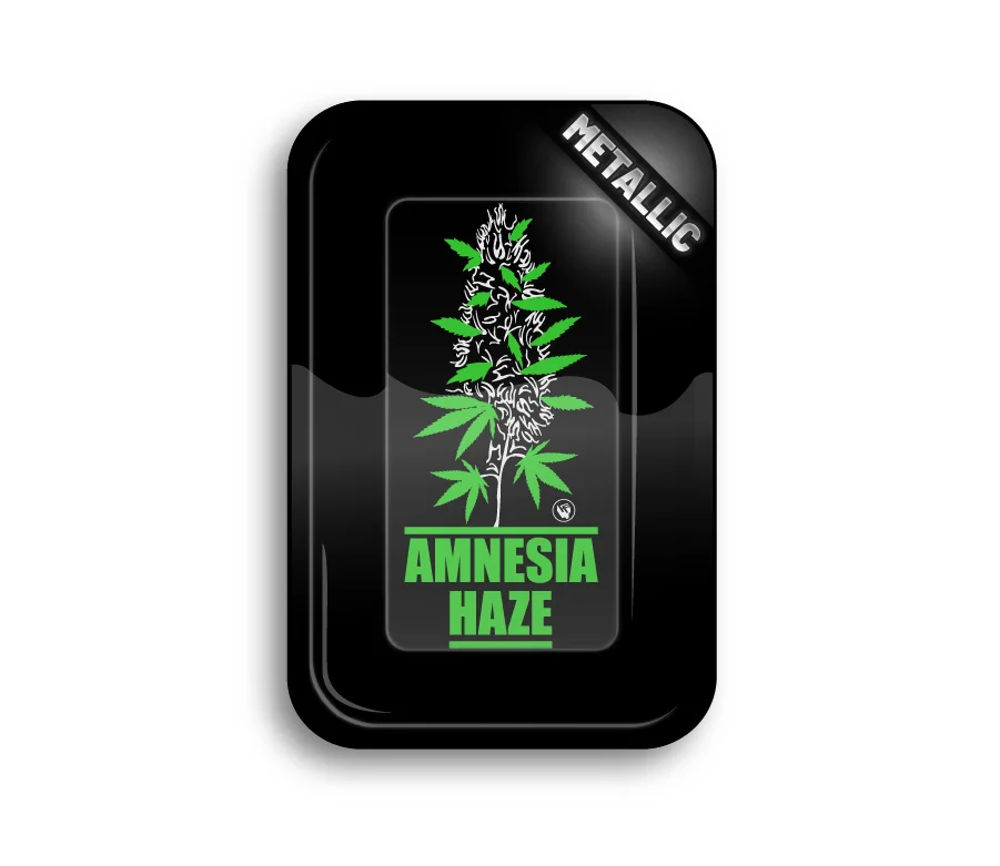 Rolling Tray - 27.5 x 17.5cm - Plantz Amnesia Haze