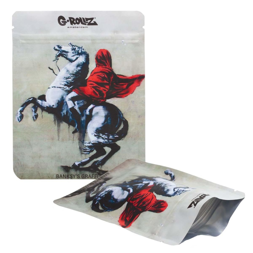 G-Rollz Banksy's Blind Bonaparte Smellproof Bags 100 x 125mm 50pcs