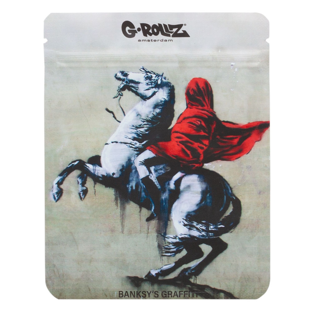 [TNW-BG4040C] G-Rollz Banksy's Bling Bonaparte Smellproof Bags 100 x 125mm 8pcs
