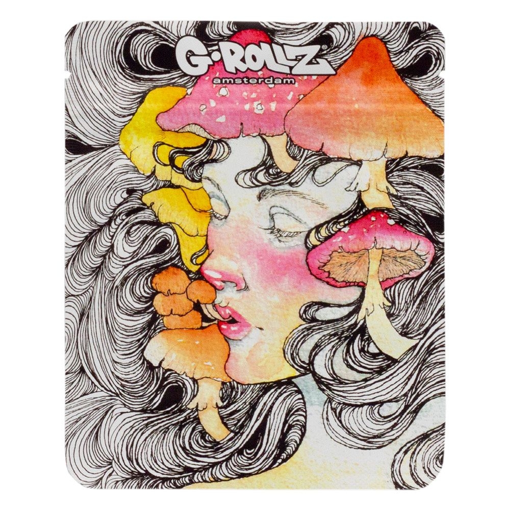 G-Rollz Mushroom Lady Smellproof Bags 100 x 125mm 8pcs
