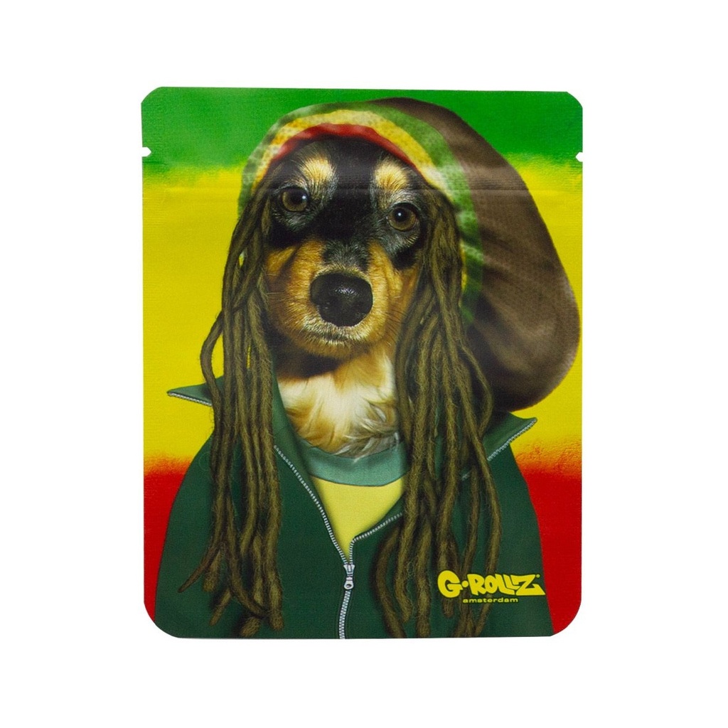 G-Rollz Pets Rock Reggae Smellproof Bags 100 x 125mm 8pcs