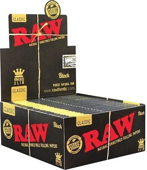 RAW Black Papers King Size Extra Fine