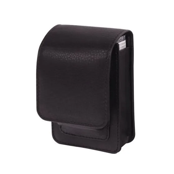 [000100818] Zigarettenetui Schwarz Leder