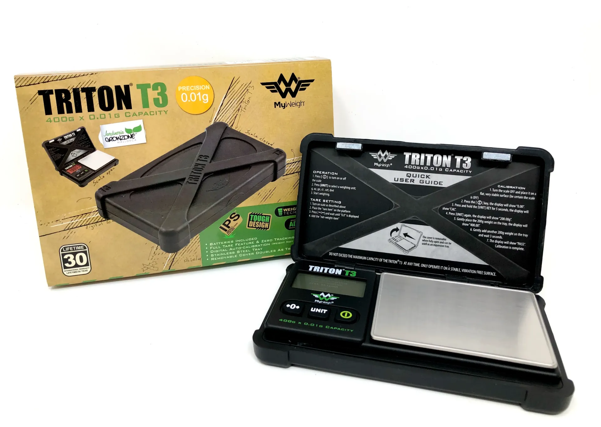 [000100102] Digitalwaage Triton T3 (400g/0.01g)