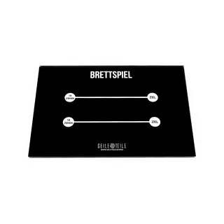 [700016] Geile Teile - Acrylplatte - Brettspiel (22 x 14cm)