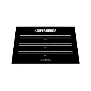 [700014] Geile Teile - Acrylplatte - Hauptbahnhof (22 x 14cm)