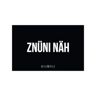 [700013] Geile Teile - Acrylplatte - Znüni näh (22 x 14cm)