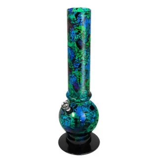 Acryl Bong Grafitti Blau
