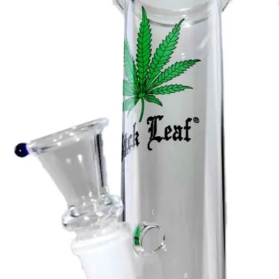[703029] Black Leaf Bong Hanfblatt 40cm