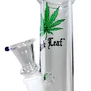 Black Leaf Bong Hanfblatt 40cm