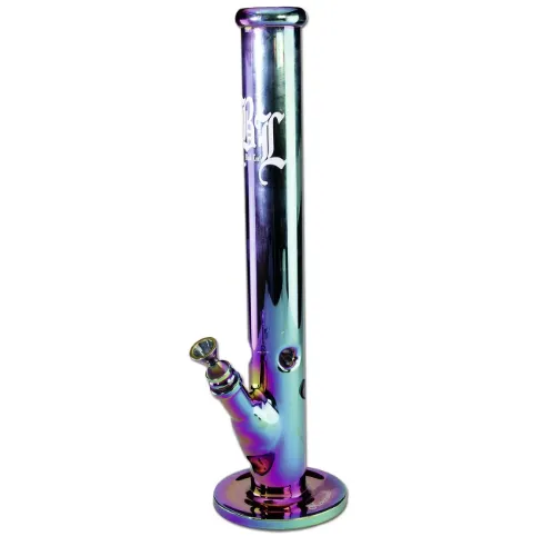 [000200472] Black Leaf Neverland Cylinderbong Rainbow 43.5cm