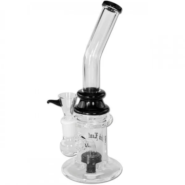 [701453] Black Leaf Perkolator Bubbler 23cm Black