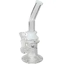 Black Leaf Perkolator Bubbler 23cm White