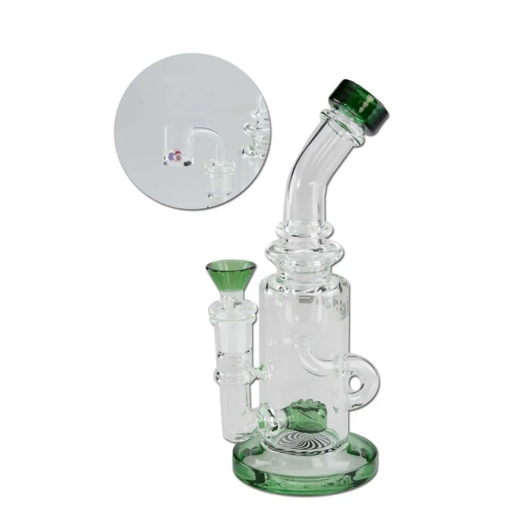 [000100505] Blaze Glass Recyclebong für Kräuter/Öl mit Carb Cap