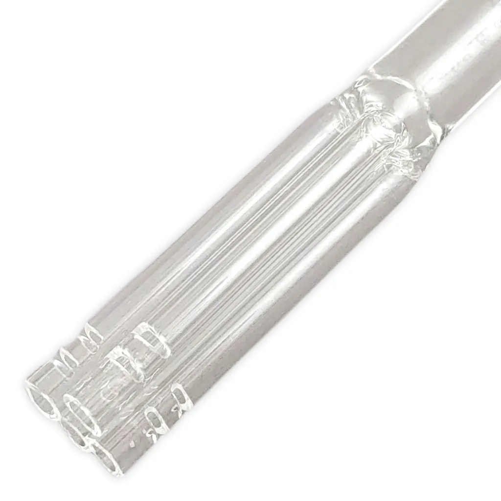 Chillum 4-Arm 16cm Black Leaf