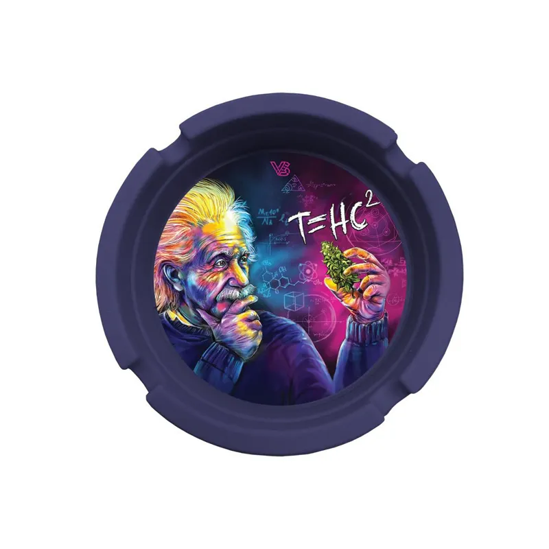 [000400204] Silikon Aschenbecher - T=HC2 Einstein Classic (8cm x 2.3cm)