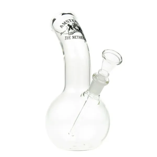 [000200046] The New Ways Amsterdam Glass Bong 18cm
