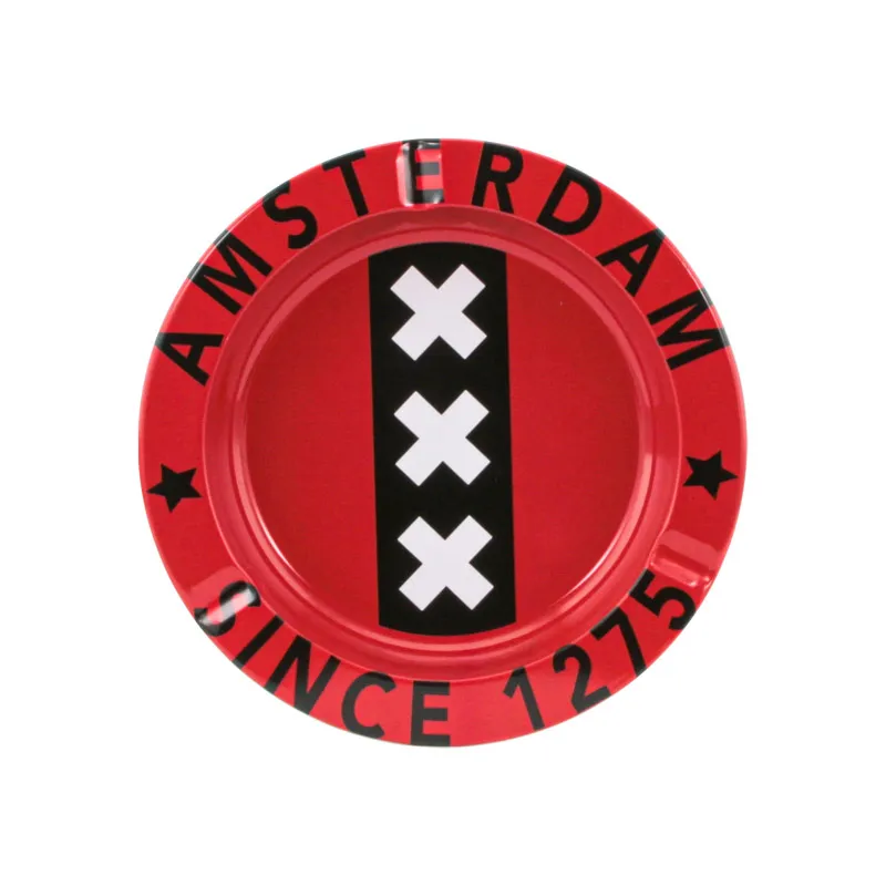 [000400514] V Syndicate Metal Tin Ashtray - XXX Red Light